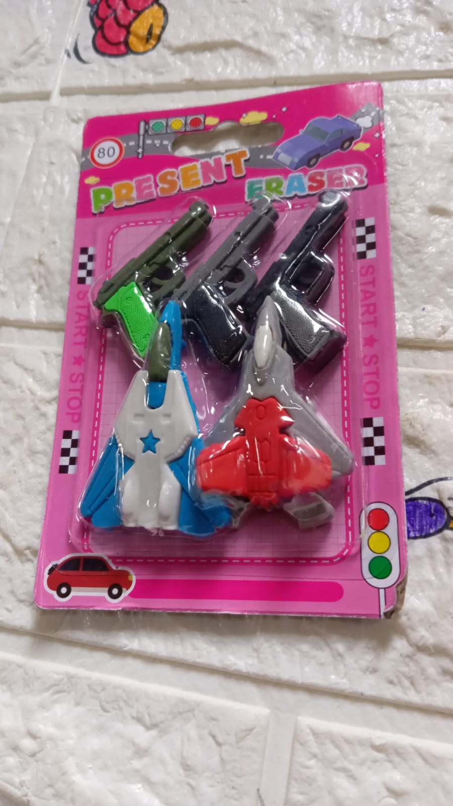 4571 Eraser for Kids| Gun & Plane Shape Eraser| Eraser Set Box| School Eraser| Stylish Eraser| Eraser for Kids School| Eraser for Artist| Cute| Birthday Gifts for Kids, Birthday Return Gifts (5 Pc set) 4571 Eraser for Kids| Gun & Plane Shape Eraser| Eraser Set Box| School Eraser| Stylish Eraser| Eraser for Kids School| Eraser for Artist| Cute| Birthday Gifts for Kids, Birthday Return Gifts (5 Pc set)